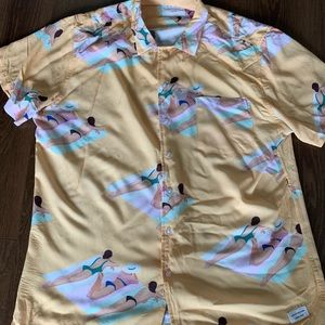 Duvin Men's Short Sleeve Button Down